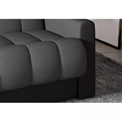 Dreisitzer-Sofa KAINDRA - grau/schwarz