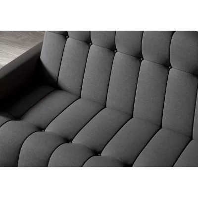 Dreisitzer-Sofa KAINDRA - grau/schwarz