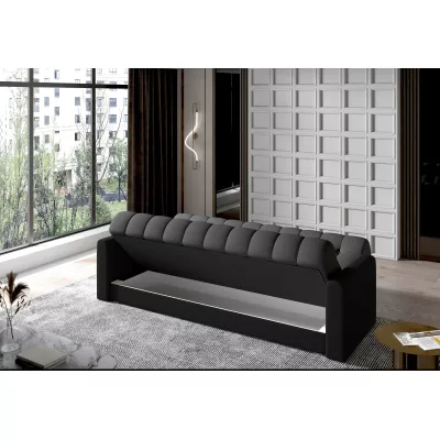Dreisitzer-Sofa KAINDRA - grau/schwarz
