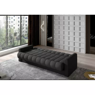 Dreisitzer-Sofa KAINDRA - grau/schwarz