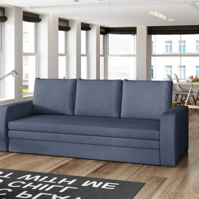 Schlafsofa mit Stauraum LYSITHEA - blau