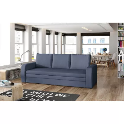 Schlafsofa mit Stauraum LYSITHEA - blau