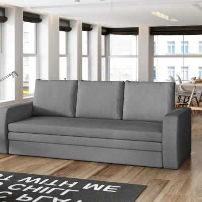 Schlafsofa mit Stauraum LYSITHEA - grau