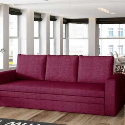 Schlafsofa mit Stauraum LYSITHEA - rot
