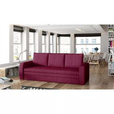 Schlafsofa mit Stauraum LYSITHEA - rot