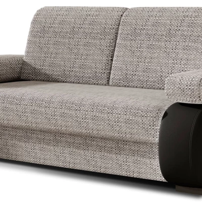 ZARELLE Zweisitzer-Sofa mit Stauraum – Esche/Schwarz