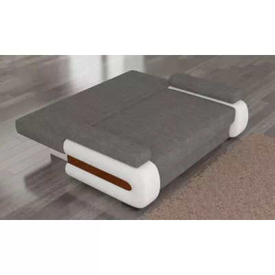 ZARELLE Zweisitzer-Sofa mit Stauraum – Esche/Weiß