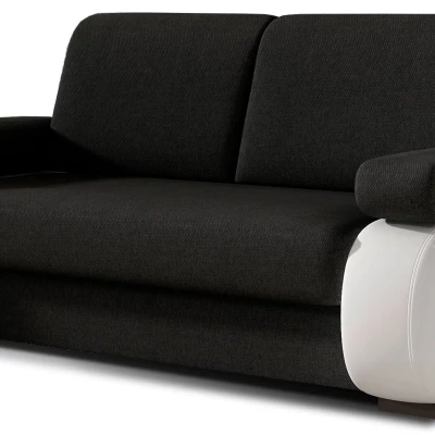 ZARELLE Zweisitzer-Sofa mit Stauraum – schwarz/weiß