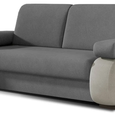 ZARELLE Zweisitzer-Sofa mit Stauraum - grau/hellgrau