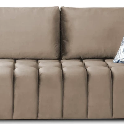 Sofa mit Stauraum ILANIS – hellbraun