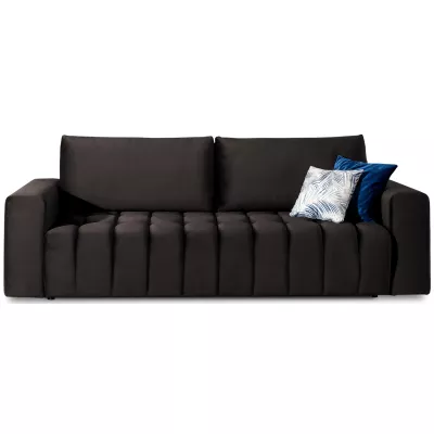 Sofa mit Stauraum ILANIS – dunkelbraun