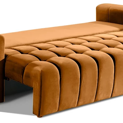 Sofa mit Stauraum ILANIS - Senf