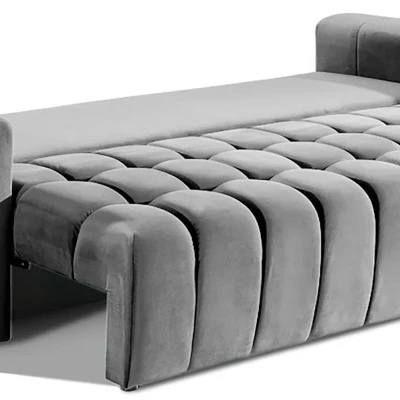 Sofa mit Stauraum ILANIS – hellgrau