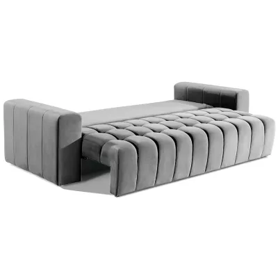 Sofa mit Stauraum ILANIS – hellgrau