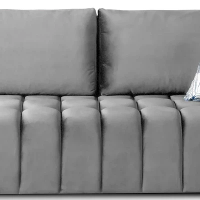 Sofa mit Stauraum ILANIS – hellgrau