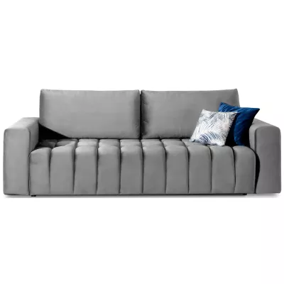 Sofa mit Stauraum ILANIS – hellgrau