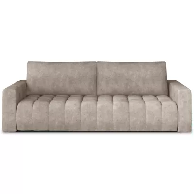 Sofa mit Stauraum ILANIS – beiges Öko-Leder