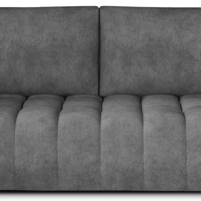 Sofa mit Stauraum ILANIS – graues Öko-Leder