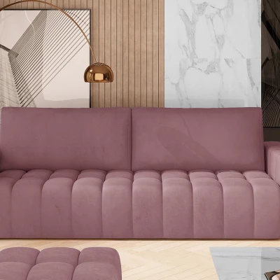 Sofa mit Stauraum ILANIS - rosa