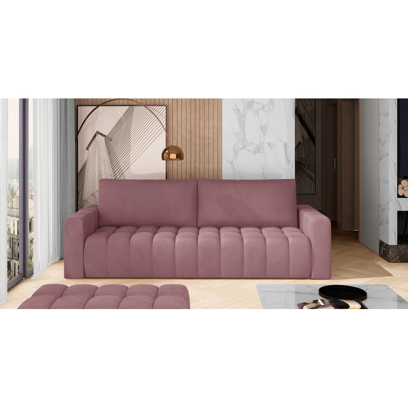 Sofa mit Stauraum ILANIS - rosa