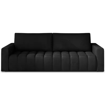 Sofa mit Stauraum ILANIS – schwarz