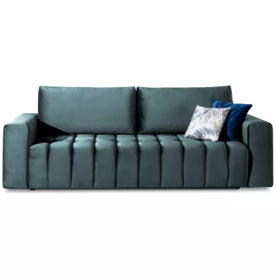 Sofa mit Stauraum ILANIS – hellblau