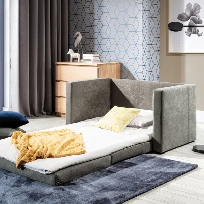 Kleines Schlafsofa CAELIS - grau
