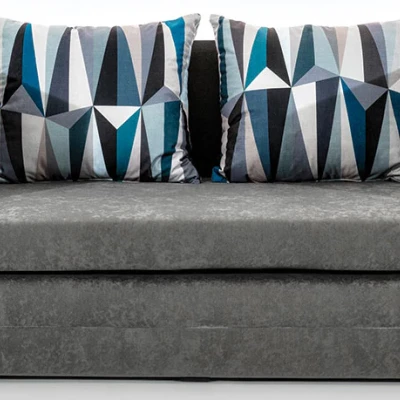 Kleines Schlafsofa CAELIS - grau