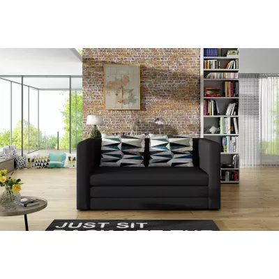 Kleines Schlafsofa CAELIS - schwarz