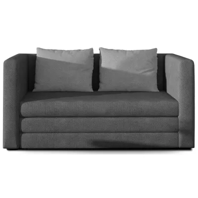 Kleines Schlafsofa CAELIS – dunkelgrau/grau