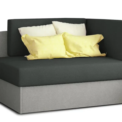Kinderschlafsofa MIKAE - dunkelgrau / grau