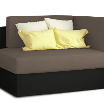 Kinderschlafsofa MIKAE - grau/schwarz
