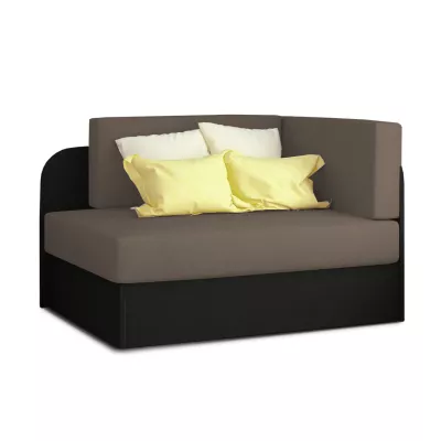 Kinderschlafsofa MIKAE - grau/schwarz