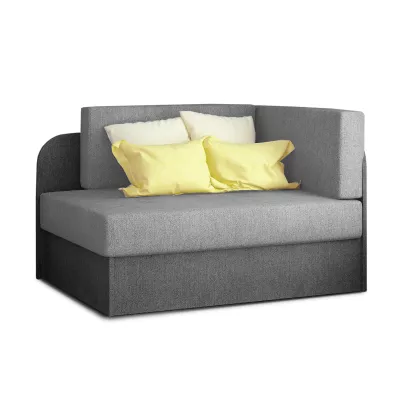 Kinderschlafsofa MIKAE - hellgrau / grau