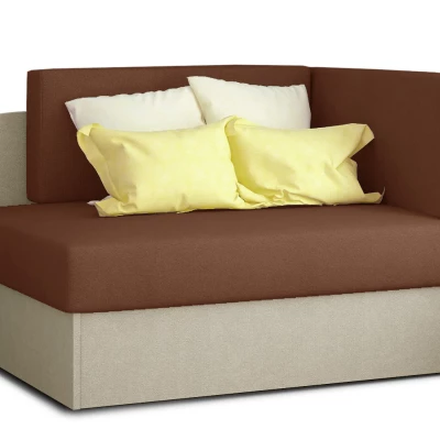 Kinderschlafsofa MIKAE - braun/beige