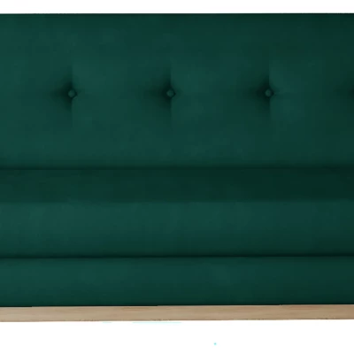 Dreisitzer-Sofa mit Stauraum ZIVENA - grün / Buche
