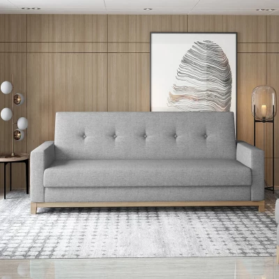 Dreisitzer-Sofa mit Stauraum ZIVENA - Esche/Buche