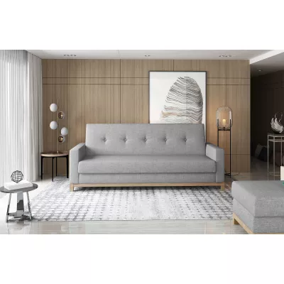 Dreisitzer-Sofa mit Stauraum ZIVENA - Esche/Buche