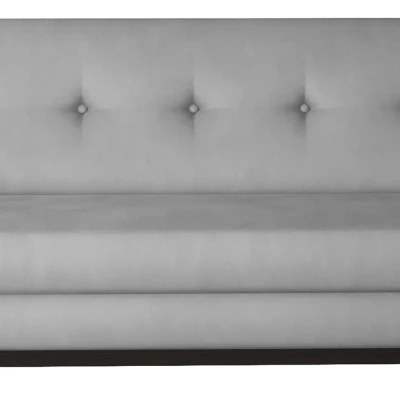 Dreisitzer-Sofa mit Stauraum ZIVENA – Hellgrau/Walnuss