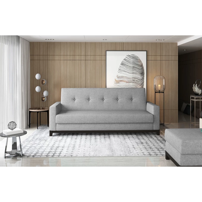 Dreisitzer-Sofa mit Stauraum ZIVENA – Esche/Walnuss
