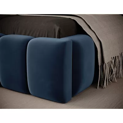 Einzelbett mit Polsterung 90x200 VEMIO 1 - blau
