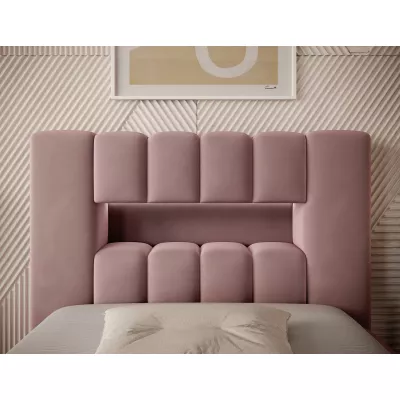 Einzelbett mit Polsterung 90x200 VEMIO 1 - rosa