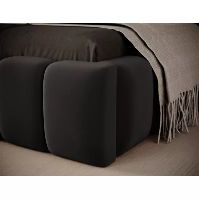 Einzelbett mit Polsterung 90x200 VEMIO 1 - braun