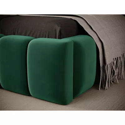 Einzelbett mit Polsterung 90x200 VEMIO 2 - grün