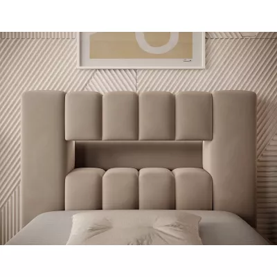 Einzelbett mit Polsterung 90x200 VEMIO 2 - beige
