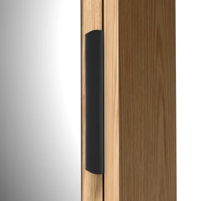Flurwand mit Spiegel AVELINE - grau