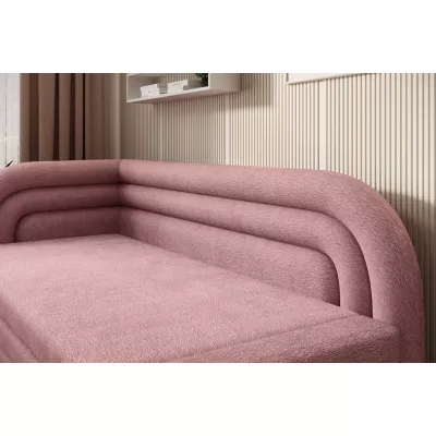 Schlafsofa 86x199 SLUROX - rosa, linke Ausführung