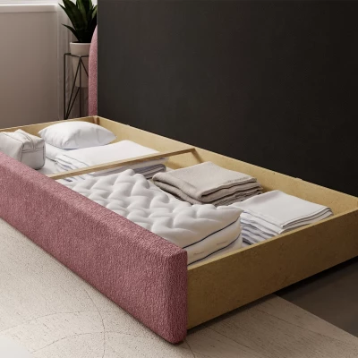 Schlafsofa 86x199 SLUROX - rosa, linke Ausführung