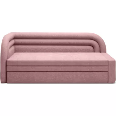 Schlafsofa 86x199 SLUROX - rosa, linke Ausführung