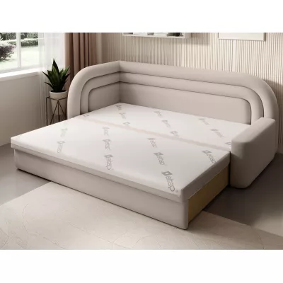 Schlafsofa 86x199 SLUROX - beige, linke Ausführung
